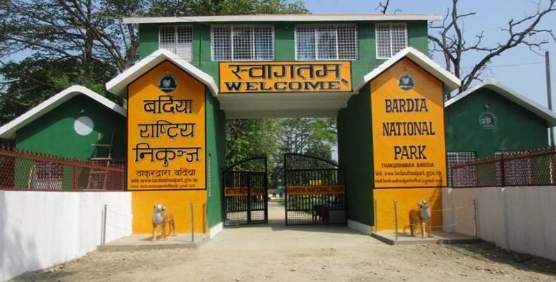 Jeep safari and forest of Bardiya National Park, Nepal